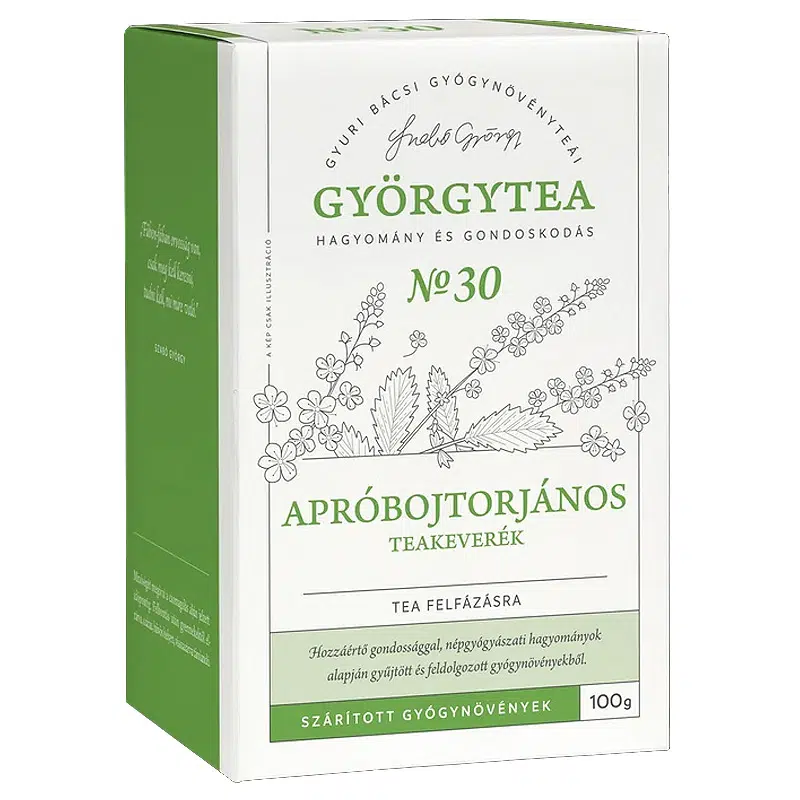 Györgytea Apróbojtorjános teakeverék - 100g 1 Györgytea Apróbojtorjános teakeverék - 100g