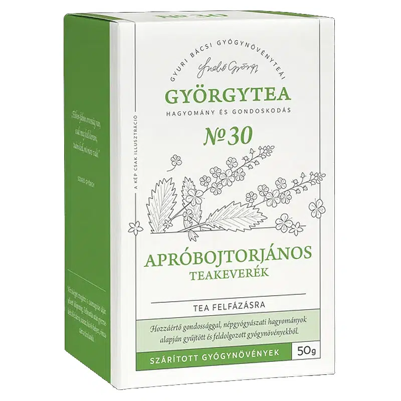 Györgytea Apróbojtorjános teakeverék - 50g 1 Györgytea Apróbojtorjános teakeverék - 50g