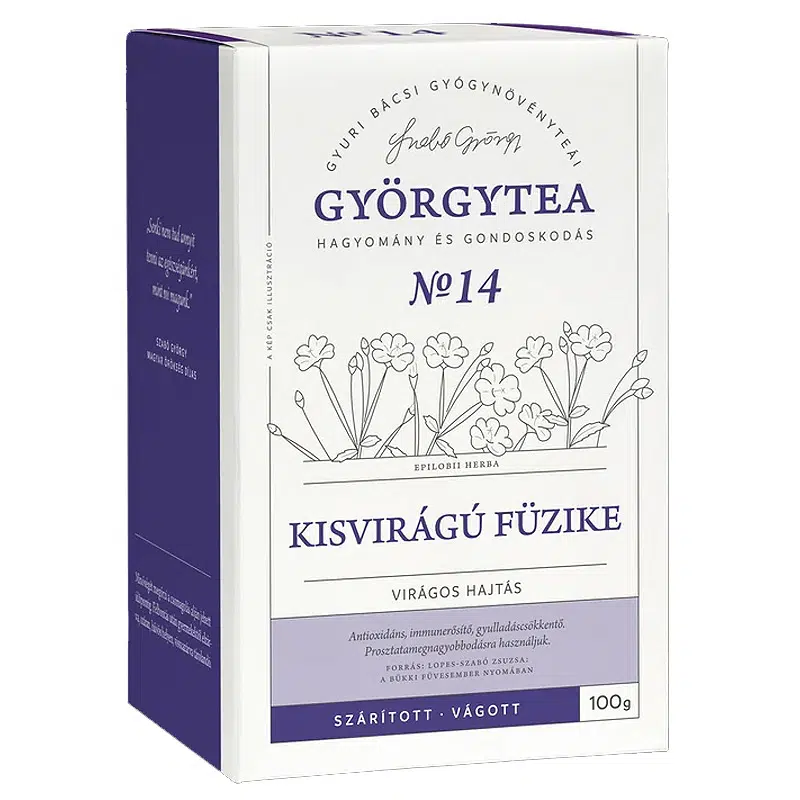Györgytea Kisvirágú füzike virágos hajtás - 100g 1 Györgytea Kisvirágú füzike virágos hajtás - 100g