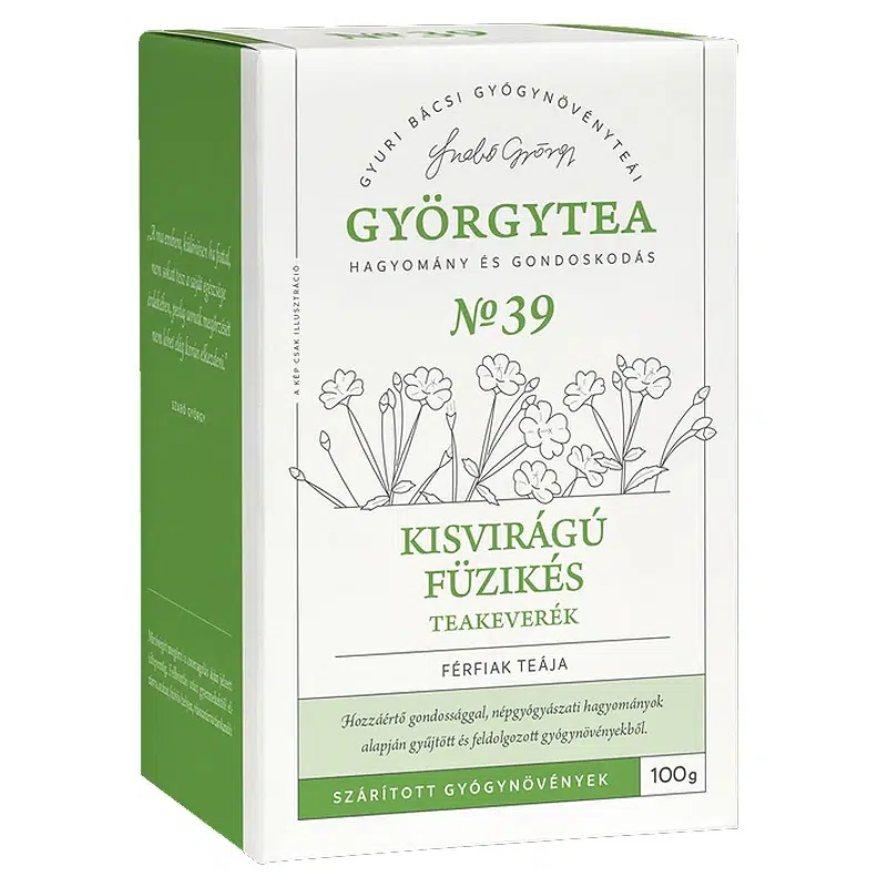 Györgytea Kisvirágú füzikés teakeverék - 100g 1 Györgytea Kisvirágú füzikés teakeverék - 100g