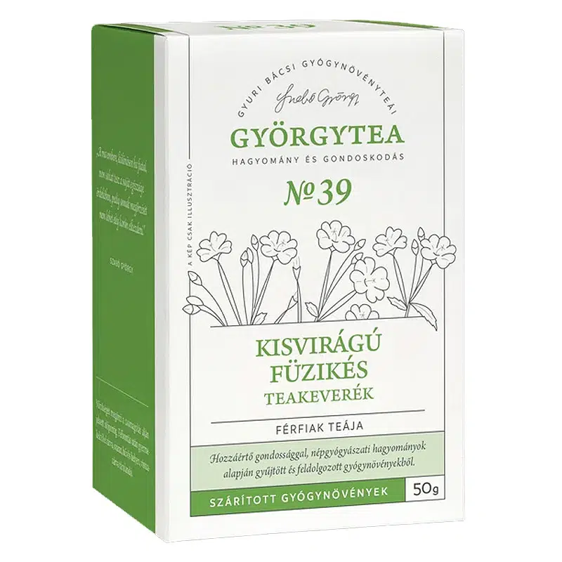 Györgytea Kisvirágú füzikés teakeverék - 50g 1 Györgytea Kisvirágú füzikés teakeverék - 50g
