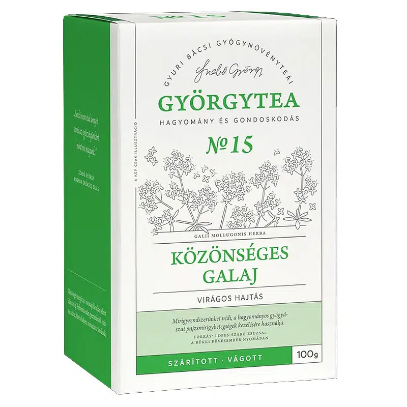 Györgytea Közönséges galaj virágos hajtás - 100g 1 Györgytea Közönséges galaj virágos hajtás - 100g