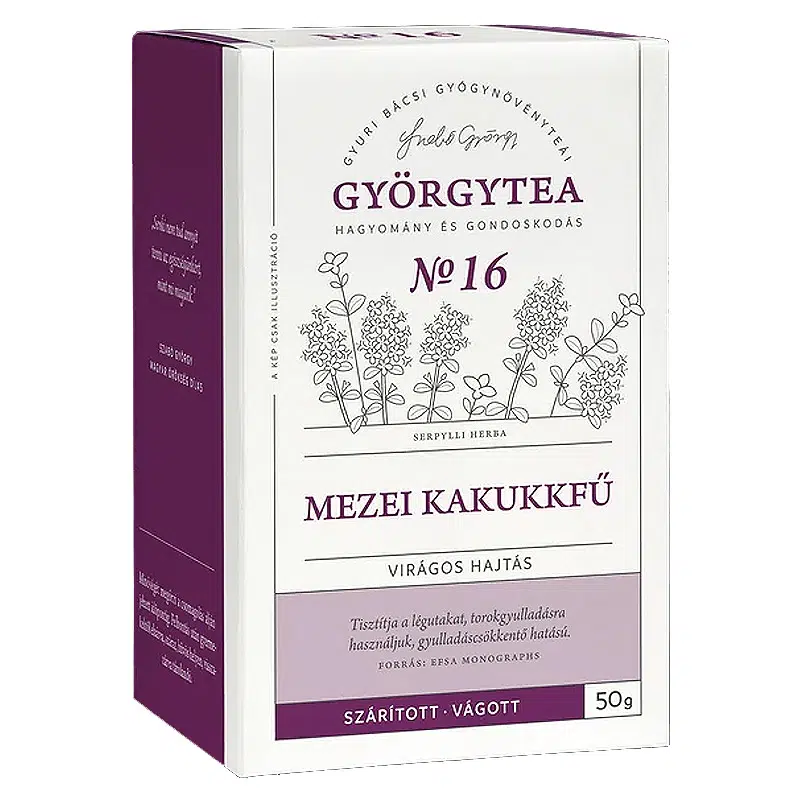 Györgytea Mezei kakukkfű virágos hajtás - 50g 1 Györgytea Mezei kakukkfű virágos hajtás - 50g