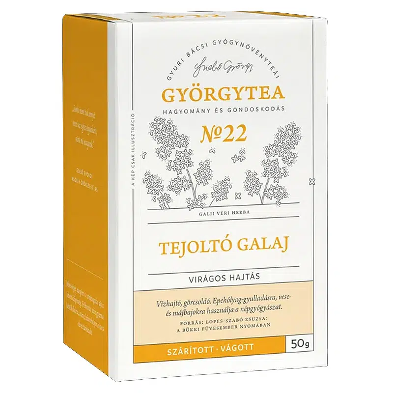 Györgytea Tejoltó galaj virágos hajtás - 50g 1 Györgytea Tejoltó galaj virágos hajtás - 50g