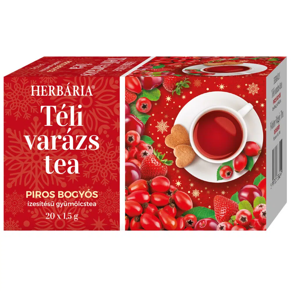 Herbária Téi varázs piros bogyós tea filteres - 20 filter 1 Herbária Téi varázs piros bogyós tea filteres - 20 filter