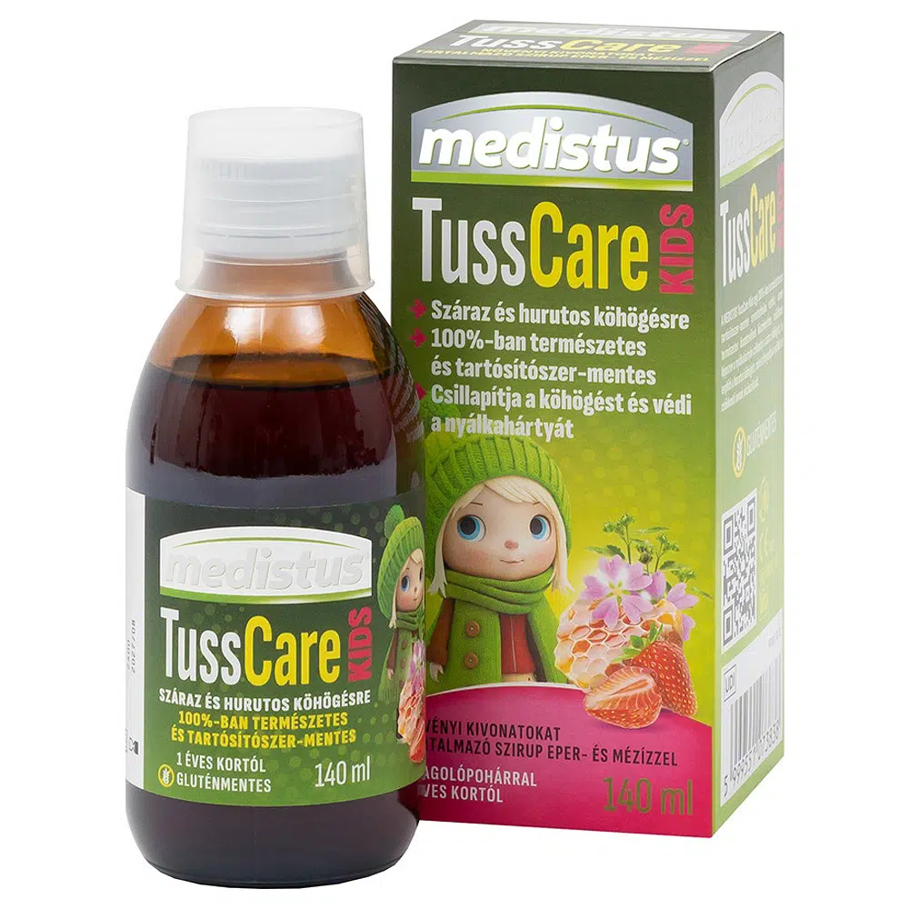 Medistus TussCare Szirup Junior - 140ml 1 Medistus TussCare Szirup Junior - 140ml