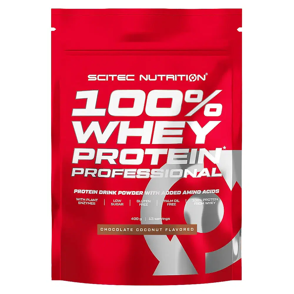 Scitec Nutrition 100% Whey Protein Professional csokoládé-kókusz - 400g 1 Scitec Nutrition 100% Whey Protein Professional csokoládé-kókusz - 400g