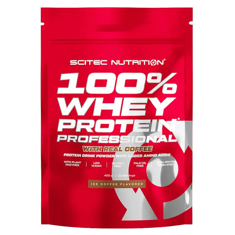 Scitec Nutrition 100% Whey Protein Professional jegeskávé - 400g 1 Scitec Nutrition 100% Whey Protein Professional jegeskávé - 400g