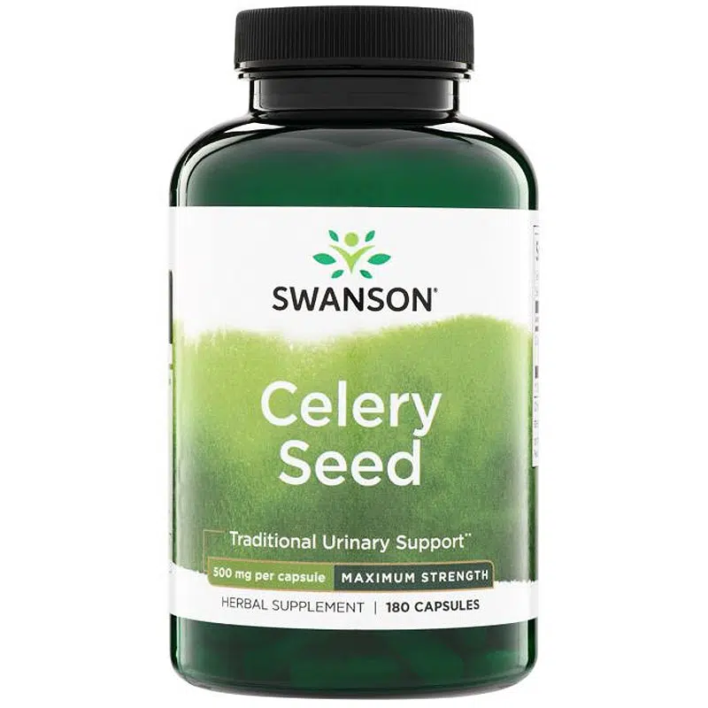 Swanson Celery Seed - Zellermag kapszula - 180db 1 Swanson Celery Seed - Zellermag kapszula - 180db