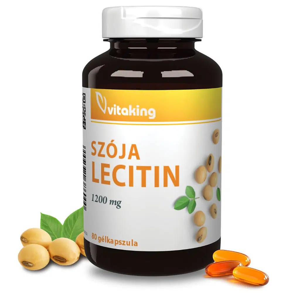 Vitaking Szója Lecitin lágyzselatin kapszula - 80db 1 Vitaking Szója Lecitin lágyzselatin kapszula - 80db