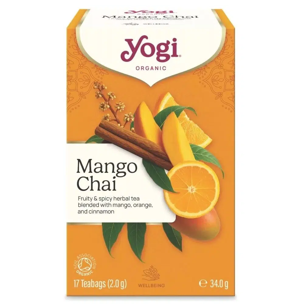 Yogi Bio Mango Chai tea - 17 filter/doboz 1 Yogi Mango chai bio tea 17 filter 34g