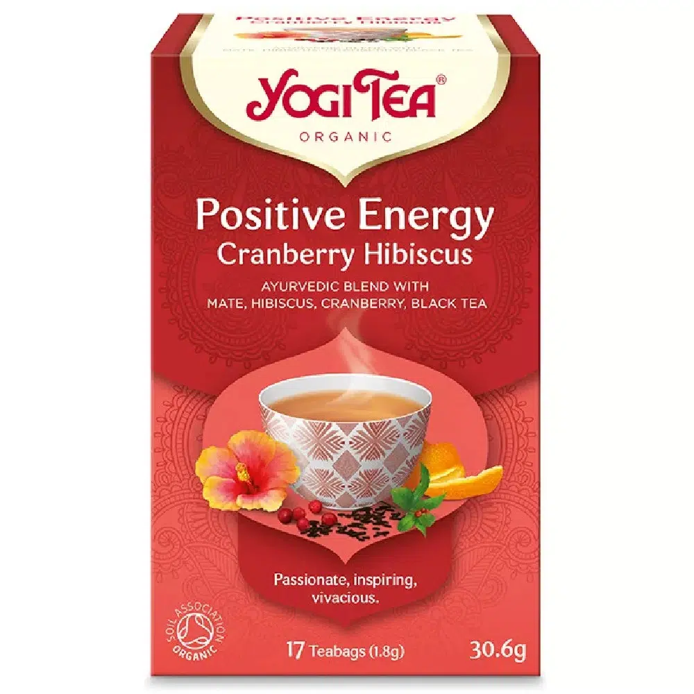 Yogi Bio Pozitív energia bio tea áfonyával és hibiszkusszal - 17 filter 1 Yogi Pozitív energia te bio 17 filter