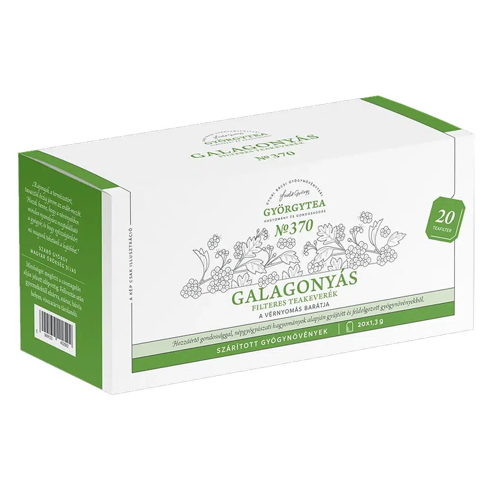 Györgytea Galagonyás filteres teakeverék - 20 filter 1 Györgytea Galagonyás filteres teakeverék - 20 filter
