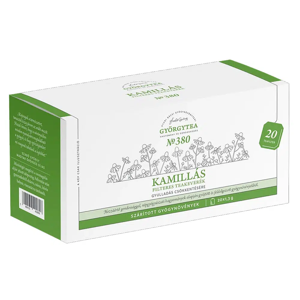 Györgytea Kamillás filteres teakeverék - 20 filter 1 Györgytea Kamillás filteres teakeverék - 20 filter