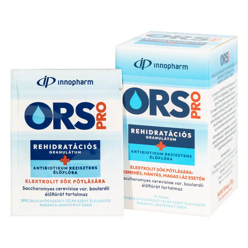 InnoPharm ORS Pro rehidratációs granulátum probiotikummal - 10db 1 InnoPharm ORS Pro rehidratációs granulátum probiotikummal - 10db